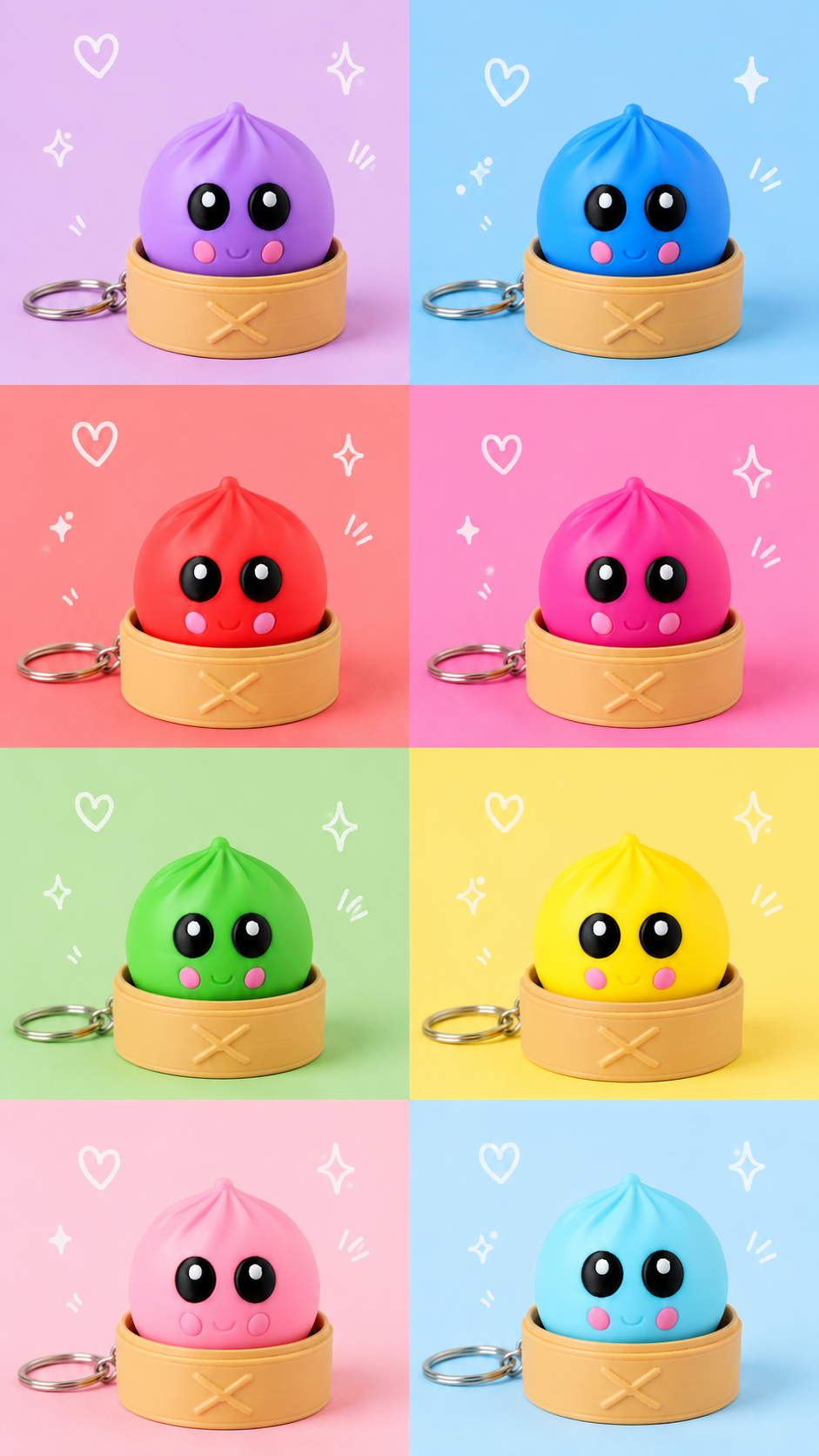 Mini dumpling fidget clicker