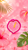Pink & Yellow Anthurium 🌺