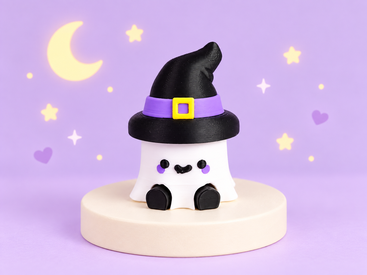 👻🧙 Ghost Witch Keychain Clicker (PREORDER ITEM)